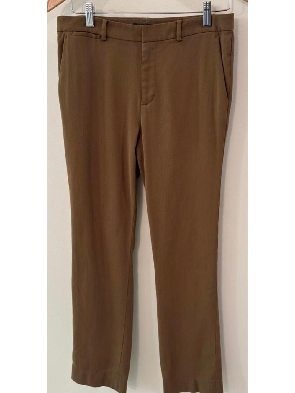 Lauren Ralph Lauren Women's Chino Pants - Size 8 - Elegant Brown